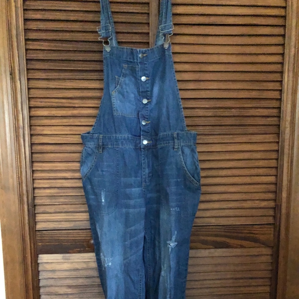 Forever 21 Faded Overalls